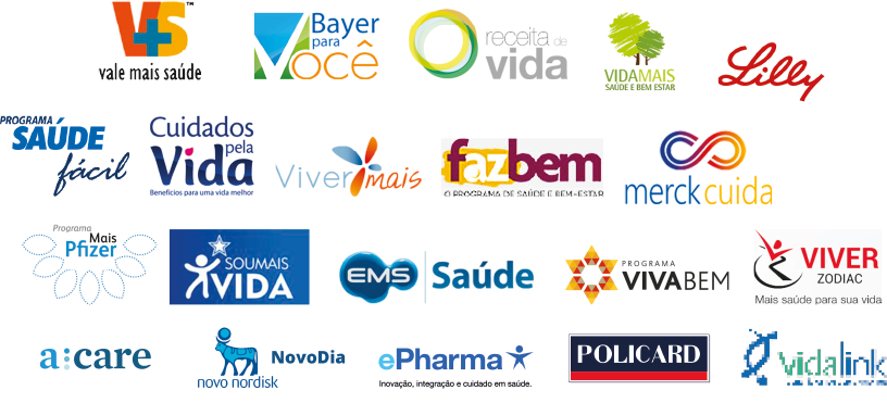 Logos dos programa de benefícios